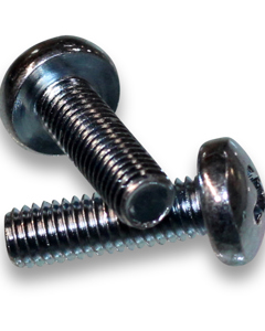 Cross recessed raised cheese head screw M 5 x16 galv DIN7985